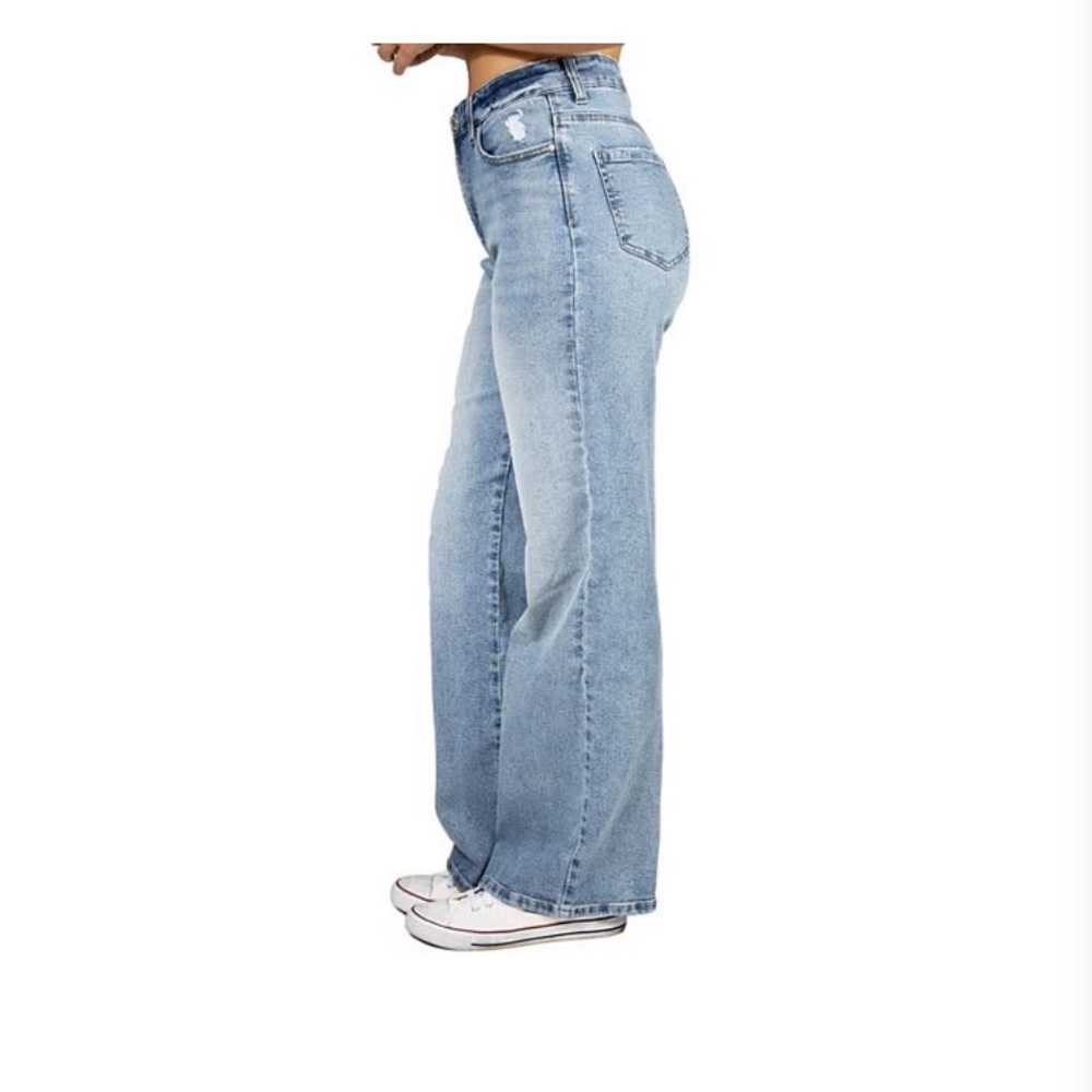 Wide leg high rise jean - Picture 4 of 4